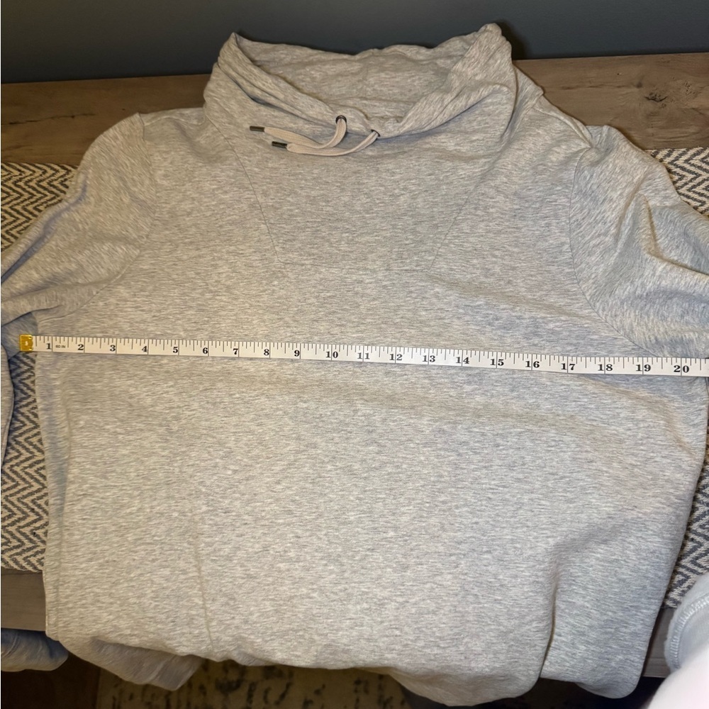 L.L. Bean Light Gray Hooded Sweatshirt - Picture 5 of 5